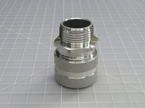 NOB LOT OF 6 HUBBELL SHC1038 STANDARD-DUTY NPT ALUMINUM STRAIGHT MALE CORD T268291 FOR SALE