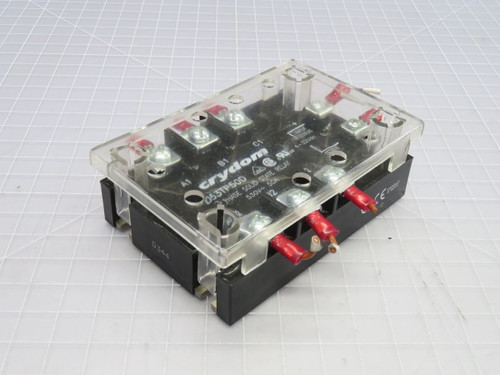 USED CRYDOM D53TP50D 53TP SERIES 3-PHASE SOLID-STATE RELAY T268420 FOR SALE