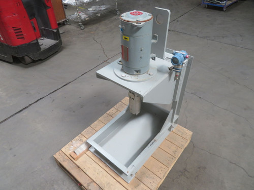 USED GE 132T4549G0001 ELECTRIC MOTOR ON A STEEL BASE T268597 FOR SALE