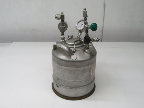 USED ALLOY PRODUCTS MODEL 72 1-GALLON HIGH-PRESSURE VESSEL T268605 FOR SALE
