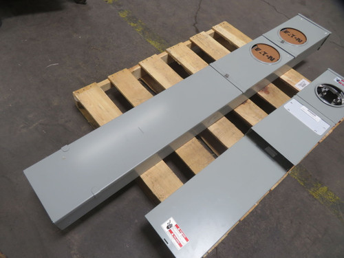 NOB EATON 1009264CH 2-POSITION (2-GANG) METERED PEDESTAL T268685 FOR SALE