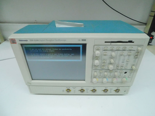 FPR TEKTRONIX TDS 5104 DIGITAL PHOSPHOR OSCILLOSCOPE 4CH 1 GHZ M7566 FOR SALE