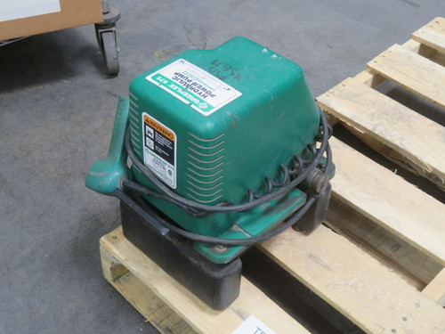 USED GREENLEE 975 ELECTRIC HYDRAULIC PUMP ONLY T268706 FOR SALE