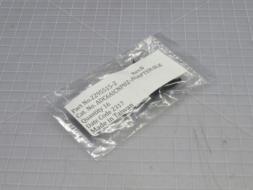 NOB LOT OF 1600 TE CONNECTIVITY 2295515-2 ADC6AICNP02-ADAPTER:BLK AMPLIMITE D-SUBMINIATURE CONNECTOR T268802 FOR SALE