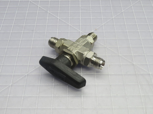 USED PARKER 4A-B2XJ-SSP B-SERIES BALL VALVE FOR HIGH-PRESSURE T269021 FOR SALE