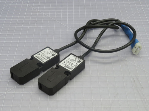 USED LOT OF 2 STEUTE STEUTE ST 14 1Ö/1S SCHMERSAL ST 14 10/1S INDUSTRIAL SAFETY SWICTH AND SAFETY INTERLOCK SWITCH T269030 FOR SALE