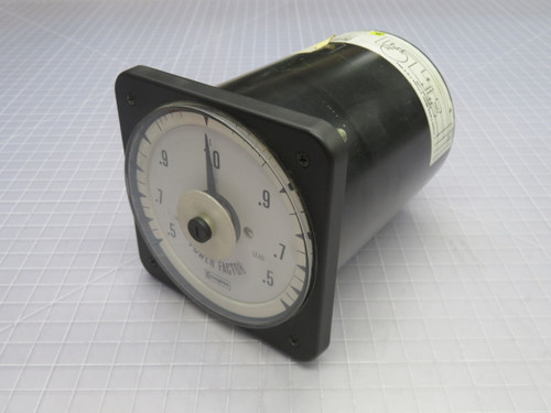 USED CROMPTON 077-427A-QQAD-C6 ANSI SWITCHBOARD ANALOG POWER METER T268870 FOR SALE