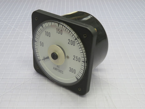 USED CROMPTON 077-05FA-LSRL-C6 INDUSTRIAL GRADE ANSI SWITCHBOARD AC AMMETER T268872 FOR SALE
