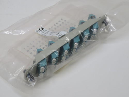 NOB COMMSCOPE FPX-AF-24APRA6 RT ADP 12 MMLC(AQUA) HIGH-DENSITY FIBER OPTIC ADAPTER PACK T268902 FOR SALE