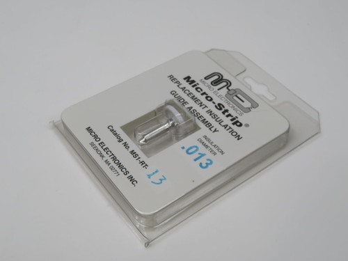NOB LOT OF 12 MICRO ELECTRONICS MS1-RT-13 REPLACEMENT FIBER GUIDE (INSULATION GUIDE) T268740 FOR SALE