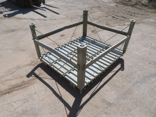 USED SCHAFER ALUM STACK RACK 54X45X30 T269114 FOR SALE