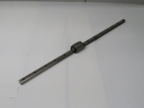 USED THK HSR20R SINGLE BLOCK & 33" RAIL ASSEMBLY T269147 FOR SALE