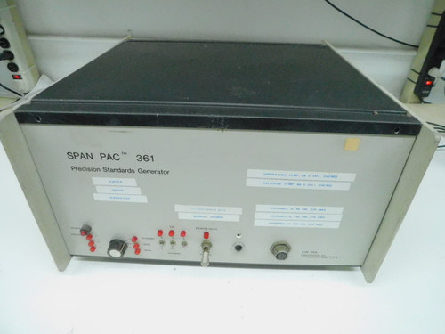 FPR KIN-TEK SPAN PAC 361 GAS PRECISION STANDARDS GENERATOR M7630 FOR SALE