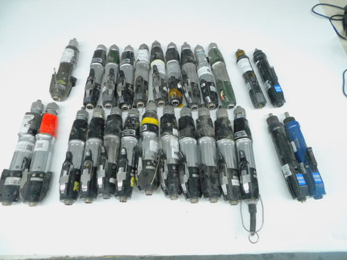 FPR LOT OF 26 ASG H1OS CL-6500 TL6500 TL3000 CD7000 ELECTRIC SCREWDRIVERS FOR PARTS M7645 FOR SALE