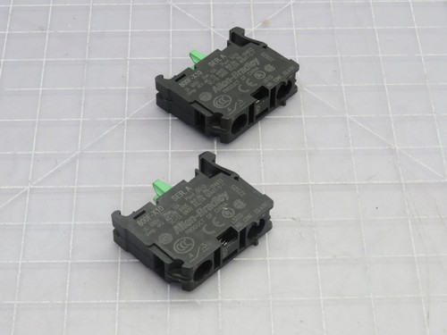 USED LOT OF 12 ALLEN BRADLEY 800F-X10 BULLETIN 800F SERIES CONTACTOR BLOCKS T269082 FOR SALE