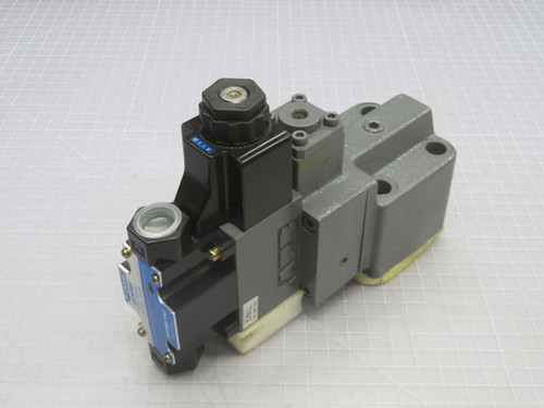 TOKIMEC TCG55-03-FEV-P2-B-1` SOLENOID CONTROLLED MULTI-PRESSURE RELIEF VALVE ASSEMBLY T269241