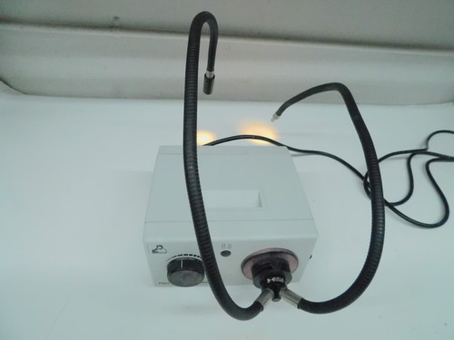 USED MEIJI TECHNO MO150, FT190/115 FIBER OPTIC ILLUMINATOR 150W HALOGEN MICROSCOPE LIGHT SOURCE M7677 FOR SALE