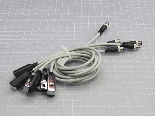 LOT OF 5 SMC D-F5P INLINE SOLID STATE AUTO SWITCH T270301