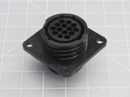 LOT OF 24 TE CONNECTIVITY 206043-1 CIRCULAR CONNECTORS T269735