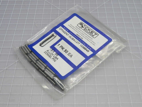 NOB LOT OF 50 SOCKET SOURCE DPA02X010USA DOMESTIC DOWEL PINS T270325 FOR SALE