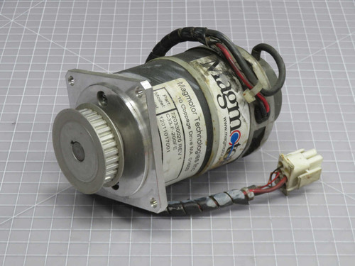 USED MAGMOTOR TECHNOLOGIES C33-F-200FE 720330020 REV 1 BRUSHED DC MOTOR T269479 FOR SALE