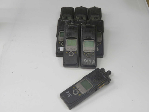 USED LOT OF 9 MOTOROLA H18UCF9FW6AN TWO-WAY RADIO T270740 FOR SALE