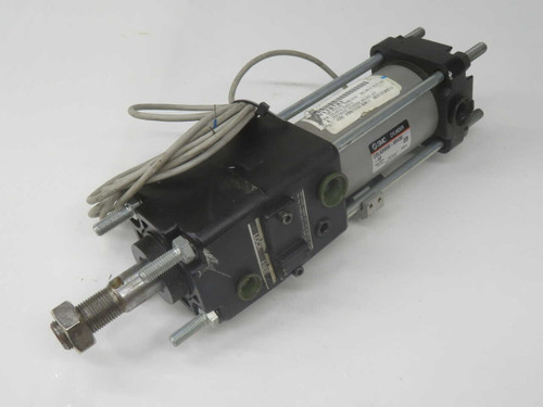 USED SMC CDLABN50-K9430-62 PNEUMATIC TIE ROD CYLINDER T270796 FOR SALE