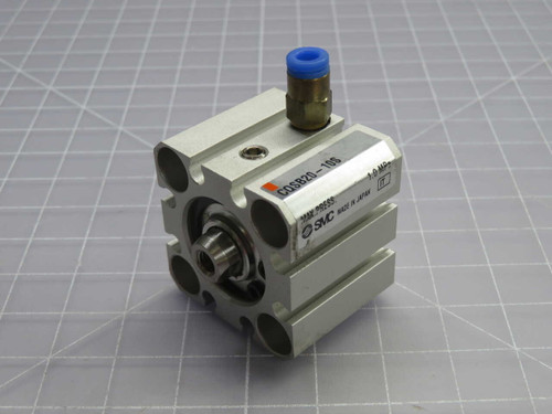 USED LOT OF 5 SMC CQSB20-10S PNEUMATIC COMPACT CYLINDER T270659 FOR SALE