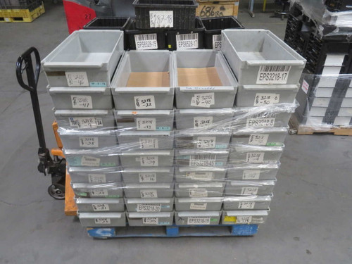 USED LOT OF 38 TOTELINE E3218 MOLDED FIBER GLASS TRAYS T270988 FOR SALE