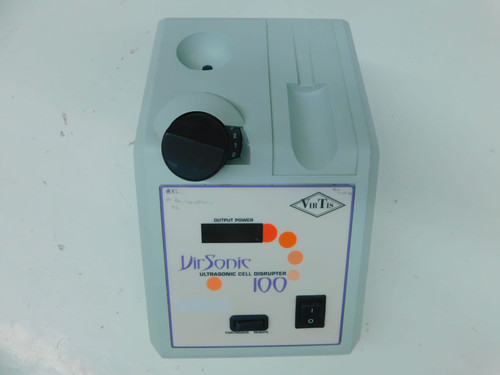 USED VIRTIS VIRSONIC 100, 346411 ULTRASONIC CELL DISRUPTER M7729 FOR SALE