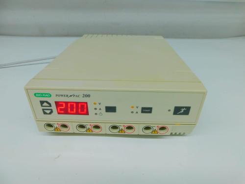 USED BIO-RAD POWERPAC200 ELECTROPHORESIS POWER SUPPLY M7735 FOR SALE