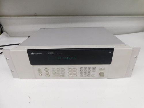 USED KEYSIGHT 34980A DATA ACQUISITION SYSTEM M7752 FOR SALE