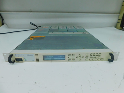 USED AGILENT N6702A MODULAR POWER SUPPLY W/4 MODULES 0-35V,0-3A M7762 FOR SALE