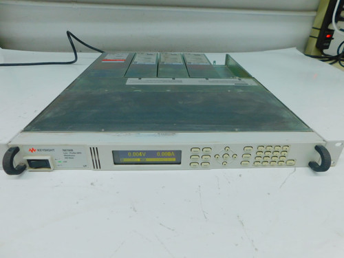 USED KEYSIGHT N6700B, N6744B MODULAR POWER SUPPLY W/3 MODULES M7764 FOR SALE