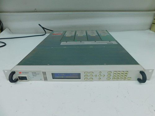 USED KEYSIGHT N6700B, N6744B MODULAR POWER SUPPLY W/4 MODULES M7767 FOR SALE