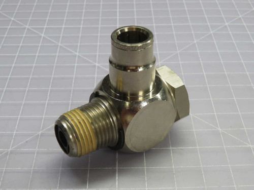 USED LOT OF 2 NORGREN 12VB00748 AIR FLOW CONTROL VALVE T271028 FOR SALE