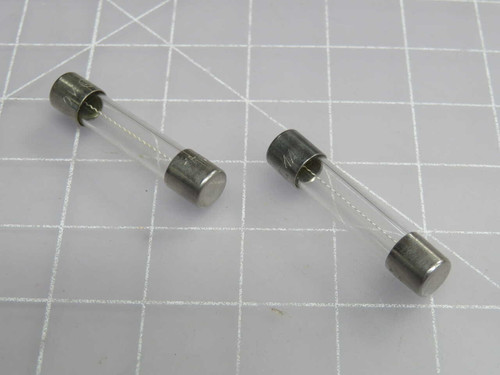 USED LOT OF 35 GLASS CARTRIDGE FUSES T271090 FOR SALE