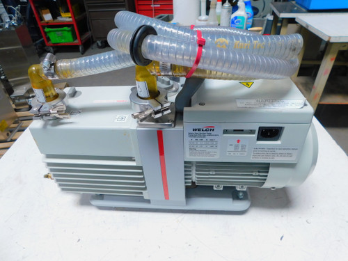 USED WELCH CRV PRO 8 3082-Z01 DIRECT DRIVE ROTARY VAVE VACUUM PUMP M7845 FOR SALE