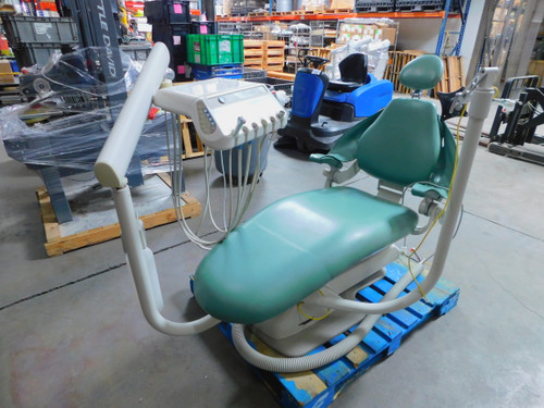 FPR DENTALEZ JVGN, 3655-314G DENTAL CHAIR & DELIVERY UNIT - FOR PARTS M7849 FOR SALE