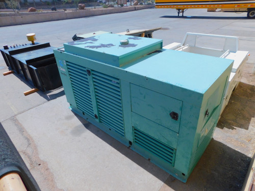 USED CUMMINS ONAN DFAB-4487328 DIESEL STANDBY GENERATOR SET 230 KW W/FUEL TANK(USED, HOSPITAL REMOVAL) M7860 FOR SALE