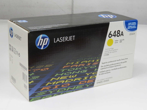 NOB HP 648A CE262A YELLOW LASERJET TONER CARTRIDGE T271561 FOR SALE