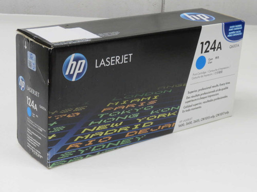 NOB HP 124A Q6001A CYAN LASERJET TONER CARTRIDGE T271568 FOR SALE