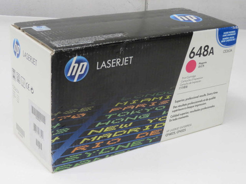 NOB HP 648A CE263AG MAGENTA LASERJET TONER CARTRIDGE T271574 FOR SALE