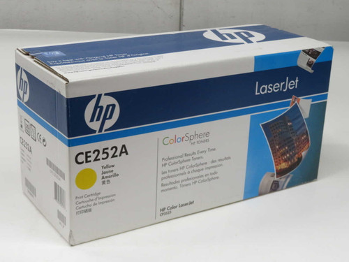 NOB HP CE252A YELLOW LASERJET TONER CARTRIDGE T271579 FOR SALE