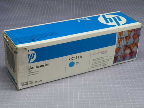 NOB HP CC531AG CP2025 CM2320 MFP CYAN LASERJET TONER CARTRIDGE T271596 FOR SALE