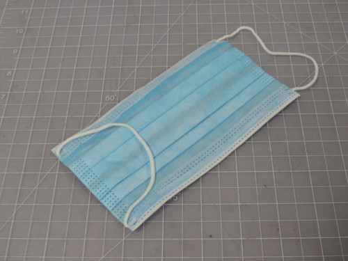 NOB LOT OF 1000 BLUE 3 PLY EARLOOP FACE MASKS SURGICAL DISPOSABLE KT079 FOR SALE