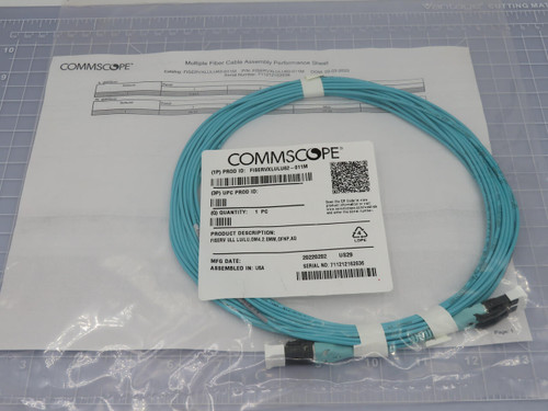NOB COMMSCOPE FISERVXLULU62-011M FISERV ULL LU/LU OM4 2.0MM OFNP AQ T190337 FOR SALE