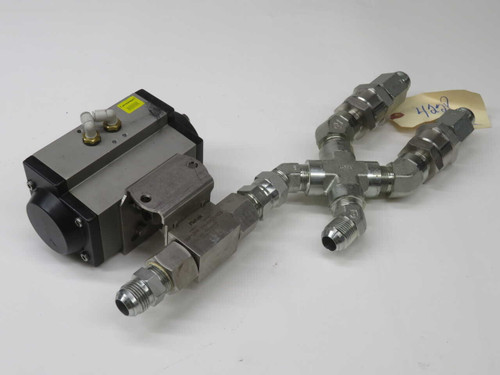 USED MAX-AIR MT16.S3.F05-F07.CH14 ALUMINUM ACTUATOR T271815 FOR SALE