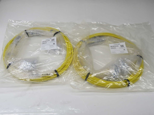 LOT OF 2 COMMSCOPE ULGLULUCK-J9F040 FIBER OPTIC CABLES T271892
