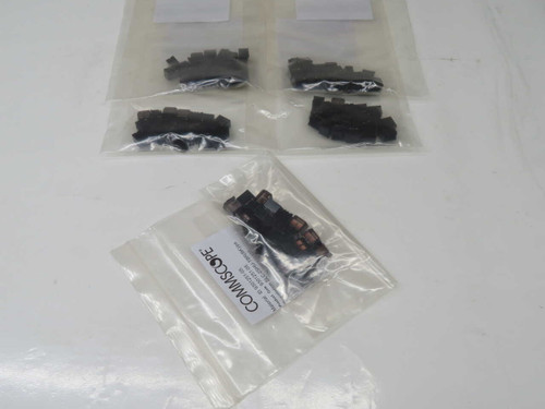 NOB LOT OF 125 COMMSCOPE 760238320 SLC-2SHU-TBR(BK)/PA DUPLEX LOW PROFILE ADAPTER SHUTTER ASSEMBLY T271897 FOR SALE